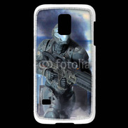 Coque Samsung Galaxy S5 Mini Soldat futuriste