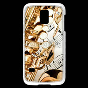 Coque Samsung Galaxy S5 Mini Saxophone