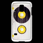 Coque Samsung Galaxy S5 Mini Cassette audio transparente 1