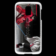 Coque Samsung Galaxy S5 Mini Gardien de Hockey sur glace