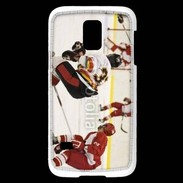 Coque Samsung Galaxy S5 Mini Joueur de Hockey sur glace