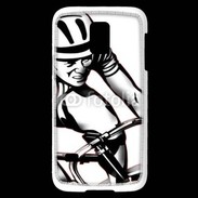Coque Samsung Galaxy S5 Mini Dessin de cycliste