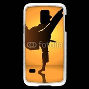 Coque Samsung Galaxy S5 Mini Silhouette de karatéka