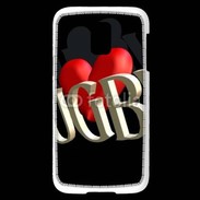 Coque Samsung Galaxy S5 Mini J'aime le rugby 2