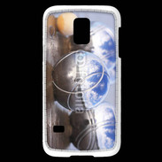 Coque Samsung Galaxy S5 Mini Boule de pétanque chromée