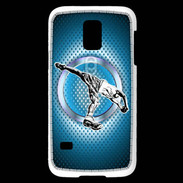 Coque Samsung Galaxy S5 Mini Chrome basketball
