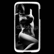 Coque Samsung Galaxy S5 Mini Charme noir et blanc