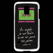 Coque Samsung Galaxy S5 Mini Les potes Bonus offensif-défensif Noir