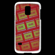 Coque Samsung Galaxy S5 Mini Dégradé Bonus Offensif-défensif Rouge