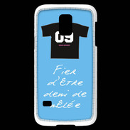 Coque Samsung Galaxy S5 Mini Demi de mêlée Bonus offensif-défensif Bleu 2