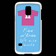 Coque Samsung Galaxy S5 Mini 3/4 aile gauche Bonus offensif-défensif Bleu