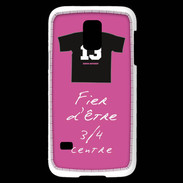 Coque Samsung Galaxy S5 Mini 3/4 centre D Bonus offensif-défensif Rose 2