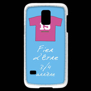 Coque Samsung Galaxy S5 Mini 3/4 arrière Bonus offensif-défensif Bleu