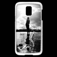 Coque Samsung Galaxy S5 Mini Personnage en noir et blanc PR