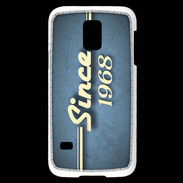 Coque Samsung Galaxy S5 Mini Since 1968 Bleu