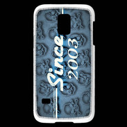Coque Samsung Galaxy S5 Mini Since crane bleu 2003