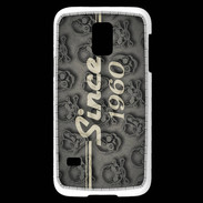 Coque Samsung Galaxy S5 Mini Since crane gris 1960