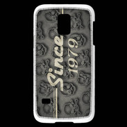 Coque Samsung Galaxy S5 Mini Since crane gris 1979