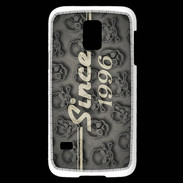 Coque Samsung Galaxy S5 Mini Since crane gris 1996