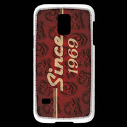 Coque Samsung Galaxy S5 Mini Since crane rouge 1969