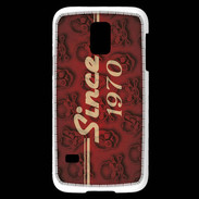 Coque Samsung Galaxy S5 Mini Since crane rouge 1970