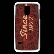 Coque Samsung Galaxy S5 Mini Since crane rouge 1972