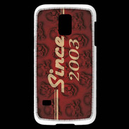 Coque Samsung Galaxy S5 Mini Since crane rouge 2003