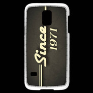Coque Samsung Galaxy S5 Mini Since 1971 gris
