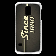 Coque Samsung Galaxy S5 Mini Since 1980 gris