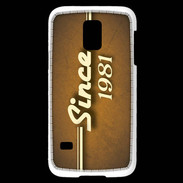 Coque Samsung Galaxy S5 Mini Orange since 1981
