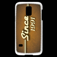 Coque Samsung Galaxy S5 Mini Orange since 1991