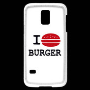 Coque Samsung Galaxy S5 Mini I love Burger