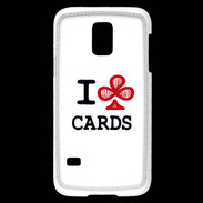 Coque Samsung Galaxy S5 Mini I love Cards Club