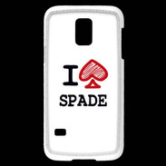 Coque Samsung Galaxy S5 Mini I love Spade