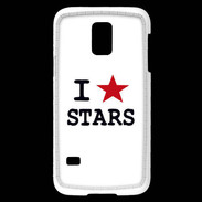 Coque Samsung Galaxy S5 Mini I love Stars