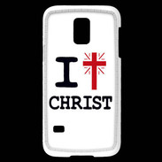 Coque Samsung Galaxy S5 Mini i love Christ