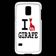 Coque Samsung Galaxy S5 Mini I love Girafe