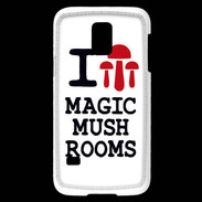 Coque Samsung Galaxy S5 Mini I love Mushrooms