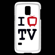 Coque Samsung Galaxy S5 Mini I love TV
