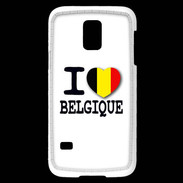 Coque Samsung Galaxy S5 Mini I love Belgique 2