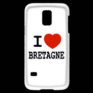 Coque Samsung Galaxy S5 Mini I love Bretagne