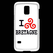 Coque Samsung Galaxy S5 Mini I love Bretagne 2