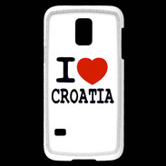 Coque Samsung Galaxy S5 Mini I love Croatia