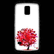 Coque Samsung Galaxy S5 Mini Arbre coeurs