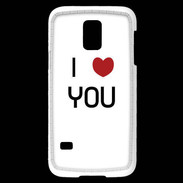 Coque Samsung Galaxy S5 Mini I love you