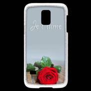 Coque Samsung Galaxy S5 Mini Belle rose PR