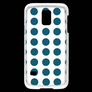 Coque Samsung Galaxy S5 Mini pois turquoise