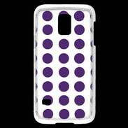 Coque Samsung Galaxy S5 Mini pois violet
