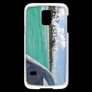 Coque Samsung Galaxy S5 Mini Bord de plage en bateau