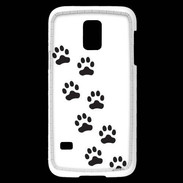 Coque Samsung Galaxy S5 Mini pattes de chats/chiens 1